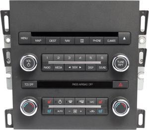 2012 Lincoln MKZ AM FM Radio Single Disc CD MP3 Player Navigation CH6T-19C156-BA