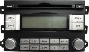 2009-12 Hyundai Veracruz AM FM Radio Single CD MP3 Player Satellite 96120-3J700