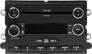 2008-2009 Ford Taurus AMFM Radio 6 Disc CD MP3 Player Part Number 8G1T-18C815-GA