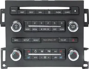 2011-12 Lincoln MKS Multimedia Climate Control Panel Model Number BA5T-18A802-AD 2011-12 Lincoln MKS Multimedia Climate Control Panel Model Number BA5T-18A802-AD