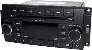 Chrysler 08-13 Car Truck Radio - AM FM mp3 CD Sirius Aux Input - RES P05091117AC