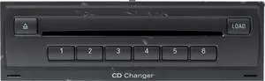 2010-2011 Audi A6 S6 Remote 6 Disc CD Changer Receiver Model Number 4F0035110A