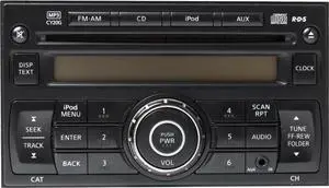 2012-2013 Nissan Versa Radio AM FM CD Player Auxiliary Input - 281853AN1A CY20G