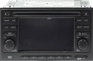 2013-15 Nissan Rogue AM FM SAT Radio 6 Disc CD MP3 Player GPS Navi BT 259151VY1B