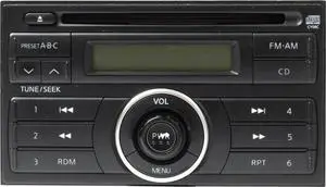 2007-2009 Nissan Versa AM FM Radio Single Disc CD MP3 Player 28185EM30A CY08C