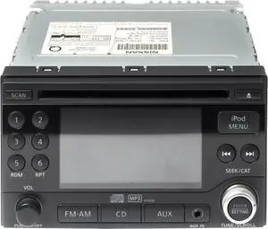 2010 Nissan Cube AM FM Radio Single Disc CD MP3 Player Aux 281851FN0A Face PY01G
