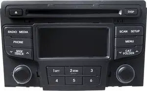 2013-2014 Hyundai Sonata AM FM Single Disc Mp3 Radio w Satellite 96170-3Q0004X