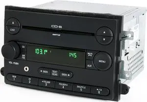 Ford Fusion Mercury Milan 2007 Radio AM FM CD 6 Disc w Aux Input 7E5T-18C815-AE