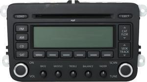 09-17 Volkswagen Golf Jetta AMFM Radio 6 Disc CD MP3 Code Included 3C8035180A