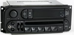 Dodge Caravan Radio 2002-2004 AM FM CD Upgraded With Auxiliary Input RBK Slider