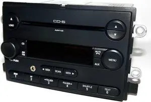 Ford Freestyle 06-07 AM FM 6 Disc mp3 CD Radio w Auxiliary Input 6F9T-18C815-AC