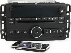 Chevy GMC 2007-10 Radio AM FM 6 Disc CD Aux w Bluetooth Music 15909952 UNLOCKED