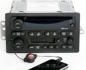 Chevy GMC 2005-2009 Truck Van Radio AM FM CD Cassette w Auxiliary Input 15849619