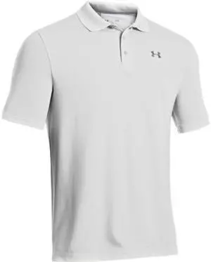 UNDER ARMOUR Men's UA Performance Polo Color: White Size: Large