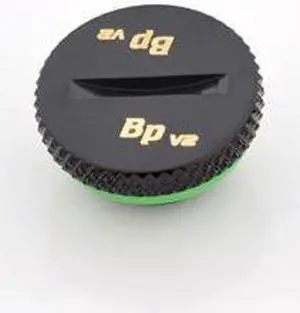 Bitspower G1/4" Low-Profile Stop Fitting V2, Matte Black