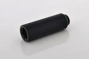Bitspower G1/4" Male to Female Extender Fitting, 50mm, Matte Black