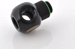 Bitspower G1/4" Q-Rotary Extender Fitting with Triple G1/4" Female Ports, Rotary, Matte Black Bitspower G1/4" Q-Rotary Extender Fitting with Triple G1/4" Female Ports, Rotary, Matte Black