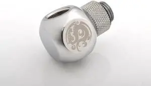 Bitspower BP-TR-C G1/4" Silver Shining T-Rotary IG1/4"X2 Extender