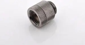 Bitspower Anti-Twist Adapter Fitting, Black Sparkle