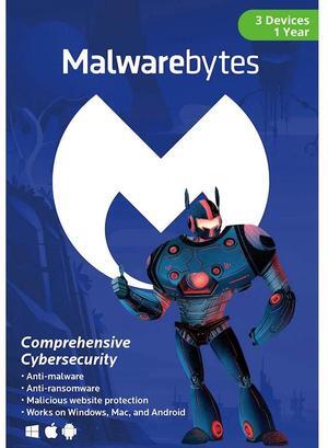 Malwarebytes Premium v3 3-User 1-Year BIL