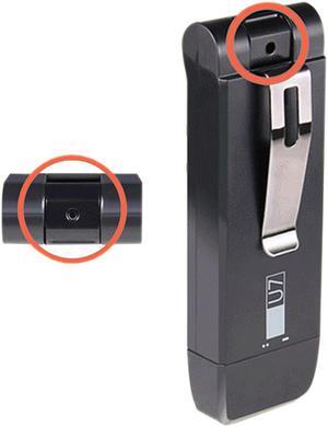 HD Digital USB Type Audio & Video Camcorder Camera Lens Swivel 90° Motion Detection for CCTV One Touch Recording,(16GB) CamU7