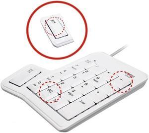 20 Keys Plus Keypad Added Tab, 00, Backspace Numeric Keypad USB 2.0 White or Black x 1