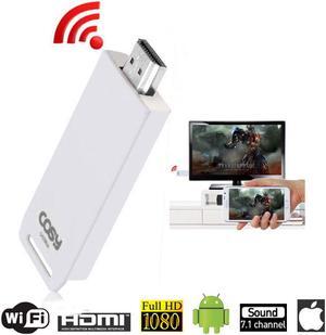 Wireless Display Adapter Android Apple iOS Support Miracast V2 Screen Mirroring