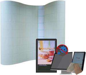 Kiosks Touch Screen Display Tablet Hygiene Film Sanitary Monitor Copper Cover Film Disinfection 15 x 39(Inch)