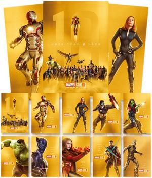 Marvel Heroes Avengers Poster Collection The 10th Anniversary Limited Edition
