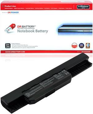 DR. BATTERY - Replacement for Asus X53 / X53E / X53S / X53X / X53Z / X54 / X54C / X84 / A43 / 90R-N3VBA1000U / A31-K53 / A32-K53 / A41-K53 / A42-K53 / A43EI241SV-SL / 07G016H31875 / 07G016HG1875