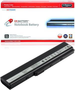 DR. BATTERY - Replacement for Asus K52J / K52JC / K52Jr / K52N / K62 / P42 / P52 / 07G016G51875 / 07G016G61875 / 07G016GL1875 / 70-NXM1B1200Z / 70-NXM1B2000Z / 70-NXM1B2200Z / 70-NXS1B3000Z