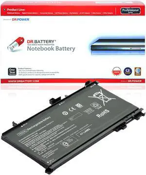 DR. BATTERY - Replacement for HP Omen 15t-ax000 (V7F58AV) / 15t-ax200 / 15t-ax200 (X7R18AV) / 15-ax000 / 15-ax002ng / 15-ax003ng / 15-ax004ng / 849570-541 / 849910-850 / HSTNN-UB7A / TE03XL / TPN-Q173