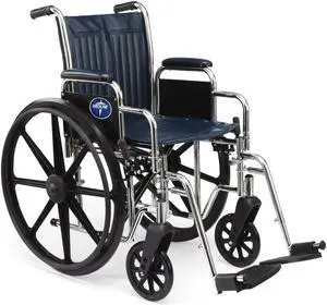 Excel 2000 Wheelchairs, WHEELCHAIR,EXCEL,16 ",RDLA,ELR,NAVY - 1 EA