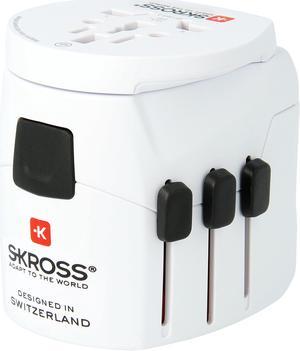 Skross Pro Light World Travel Planer USB White Adapter