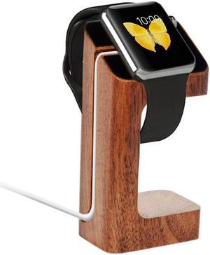 Xtenzi Wood Docking Station Cradle Hold for Apple Watch (Brown)