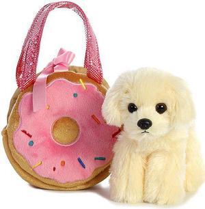 Aurora® - Small Multi-Color Fancy Pals - 7" Yummy Puppy - Fashionable Stuffed Animal