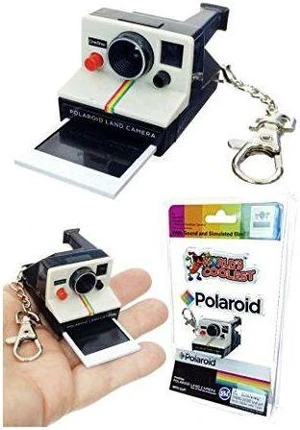 World's Coolest Miniature Polaroid Keychain Clip - Novelty Toy by Super Impulse World's Coolest Miniature Polaroid Keychain Clip - Novelty Toy by Super Impulse