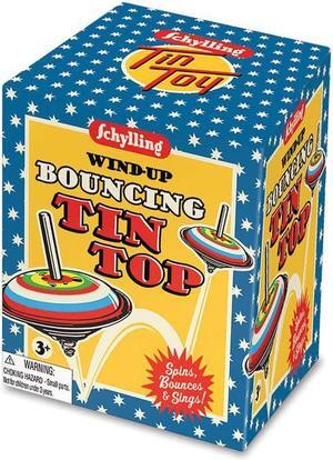 Bouncing Tin Top (Wind-Up) - Novelties by Schylling (BTOP)