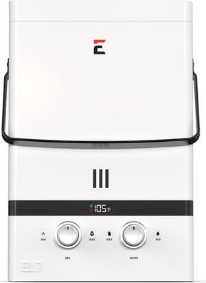 Eccotemp EL7 Luxe 1.85 GPM Outdoor Small Tankless Water Heater with LED Display