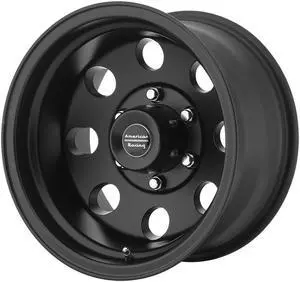 American Racing AR172B Baja Satin Black 17x9 6x139.7 -12mm (AR1727983B)