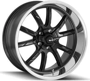 Ridler 650 17x8 5x4.5" +0mm Matte Black Wheel Rim 17" Inch