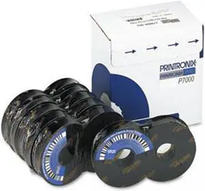 Printronix Black Ribbon - Black - Dot Matrix - Million