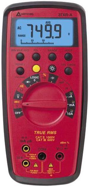 AMPROBE 37XR-A Digital Multimeter,750V,10A,40 MOhms
