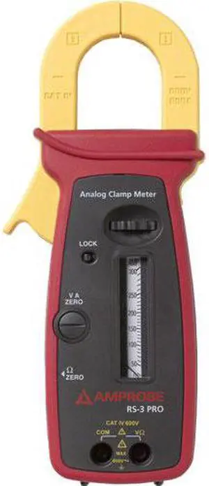 AMPROBE RS-3 PRO Analog Clamp Meter,300A