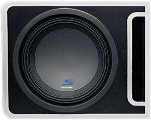 Alpine S-SB12V Pre-Loaded S-Series 12-inch Subwoofer Enclosure