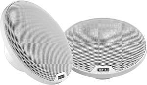 Hertz HEX 6.5 C-W 6.5 2-Way Marine Coaxial Speakers with Classic Mesh Grille