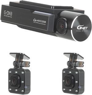 GNET G-ON3B 3 Channel HDR 1440p Dash Cam with 1080p Interior IR (x2)