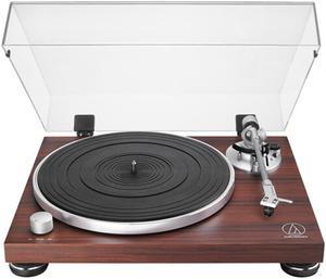 Audio-Technica AT-LPW50BT-RW Manual Two-Speed Turntable with Bluetooth  Rosewood