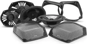 Rockford Fosgate TMS69BL9813 6x9 Full-Range Saddlebag Audio Kit for 1998-2013 Harley-Davidson Motorcycles