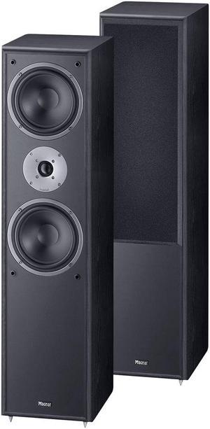 Magnat MONITOR Supreme 802 Black Pair 2.5 Way, Dual 6" Floorstanding Speaker